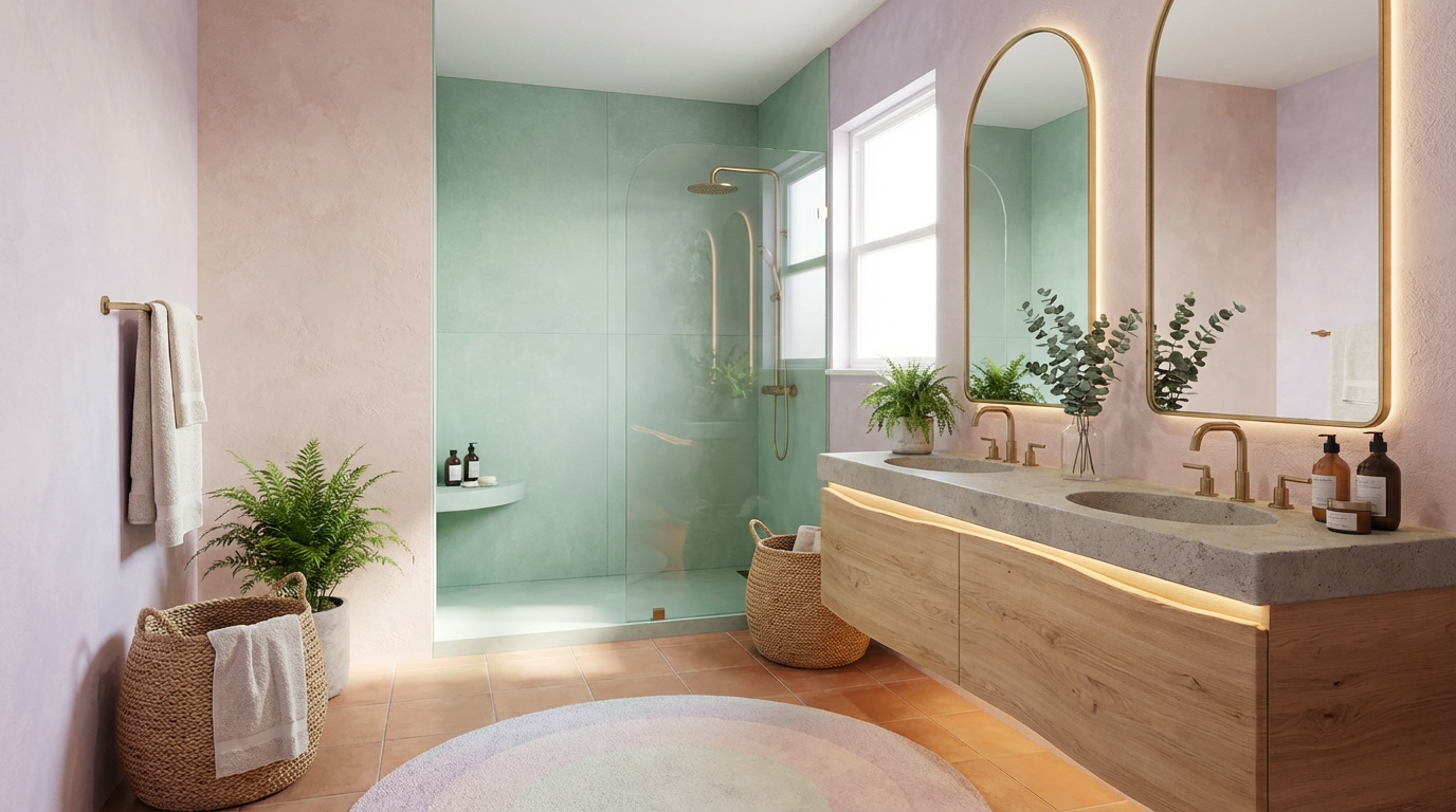 Organic Modern bathroom